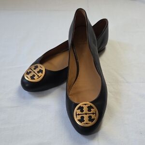 Tory Burch Benton Nappa Leather Ballet Flats